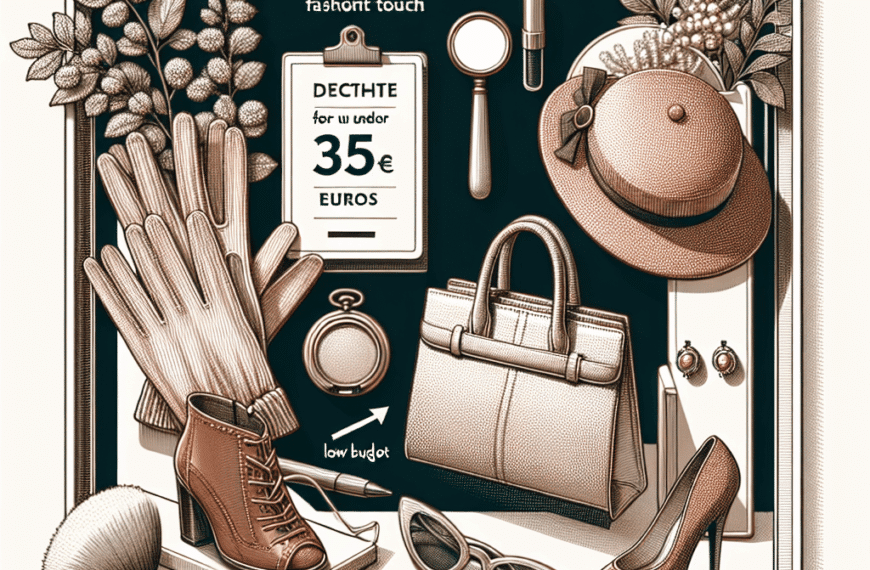 Elegancia Asequible: Estilo por Menos de 35 Euros