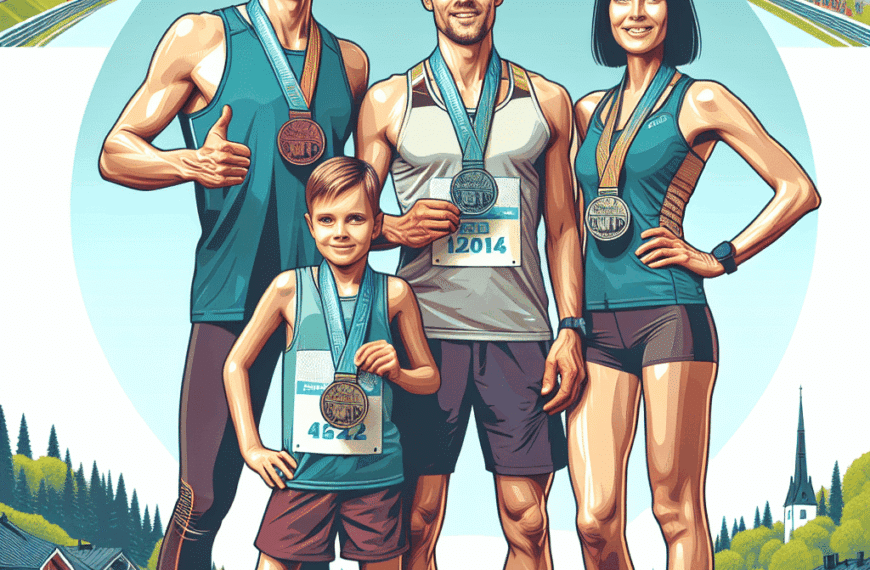 Una familia de Ciudad Real brilla con 4 medallas en el europeo Máster de maratón en Finlandia