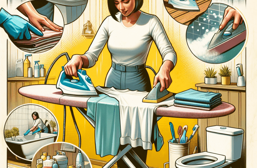 Secretos Revelados: Plancha Tus Prendas y Elimina la Cal del Baño con Técnicas Expertas