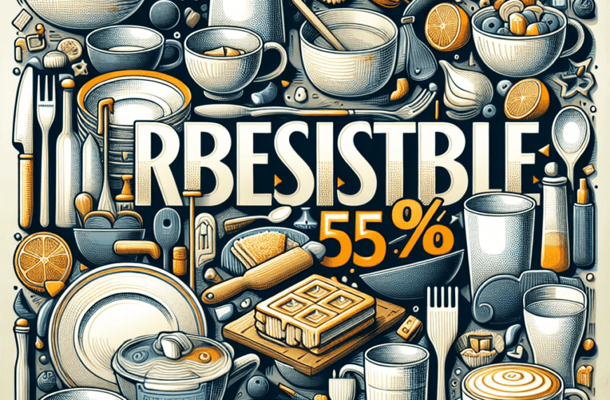 ¡Vajillas de Ensueño con un 55% de Descuento!