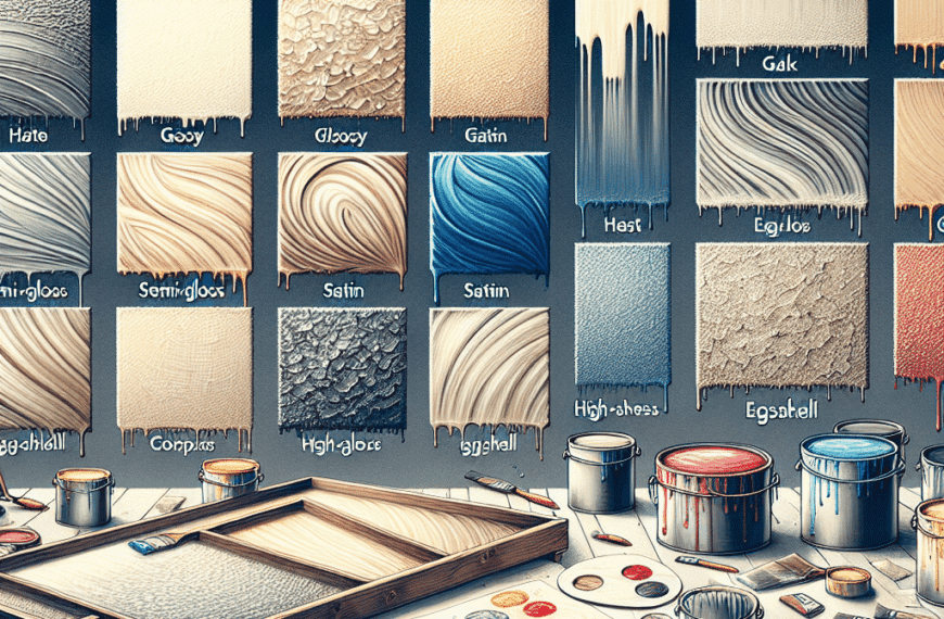 Explorando las Variedades de Pintura y sus Acabados Únicos
