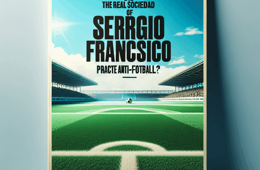 ¿La Real Sociedad de Sergio Francisco Practicó el Anti Fútbol?