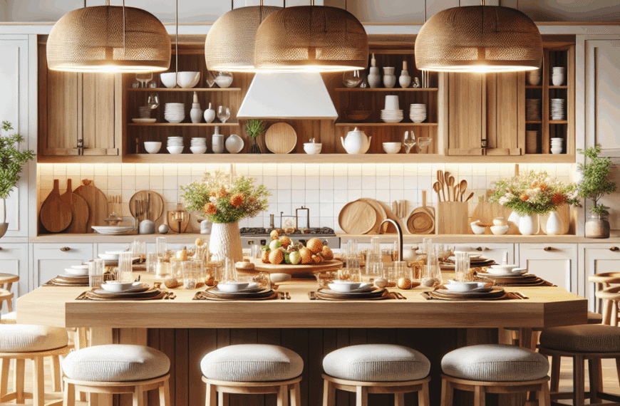 Transforma Tu Isla de Cocina en un Acogedor Comedor