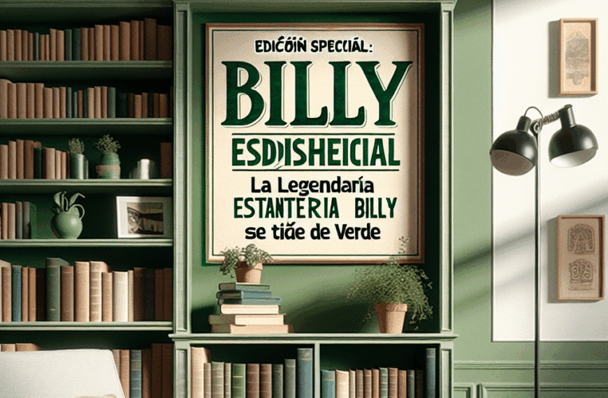 Edición Especial: La Legendaria Estantería Billy Se Tiñe de Verde