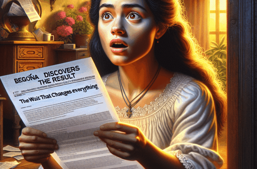 Begoña Descubre el Resultado: La Espera que Cambia Todo
