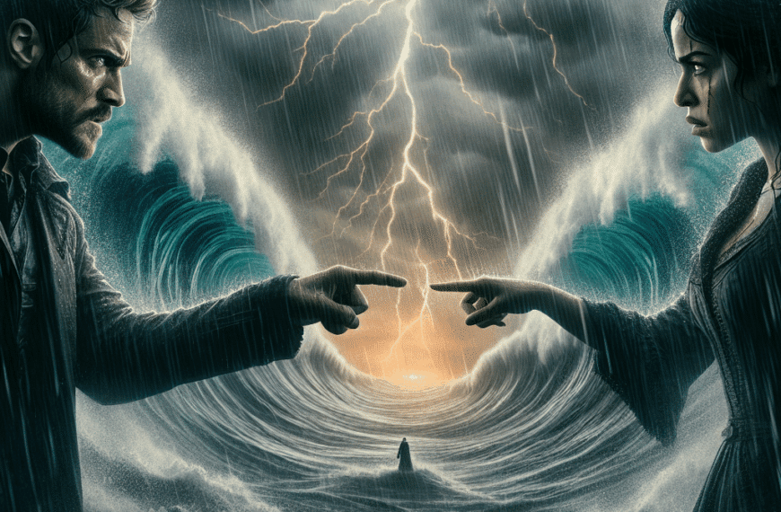 «Tormenta de Conflictos: La Incesante Lluvia de Amenazas entre Gabriel y María»