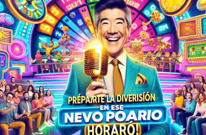 Antonio Garrido Llega con Su Concurso: ¡Prepárate para la Diversión en Este Nuevo Horario!