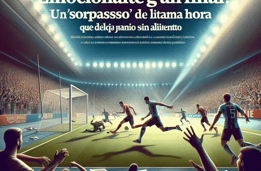 Emocionante Gran Final: Un ‘Sorpasso’ de Última Hora que Dejó Sin Aliento