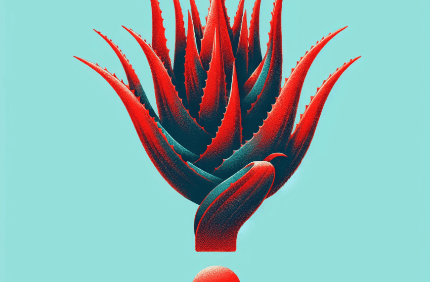Aloe Vera con Puntas Rojas: Descubre su Significado Real