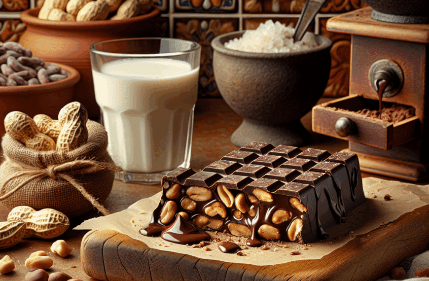 Barras de Chocolate y Maní: Un Delicioso Capricho Casero