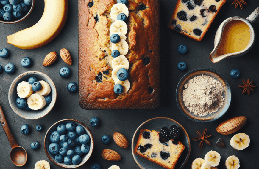 Delicia de Plátano y Arándanos: La Receta Perfecta para tus Desayunos y Meriendas