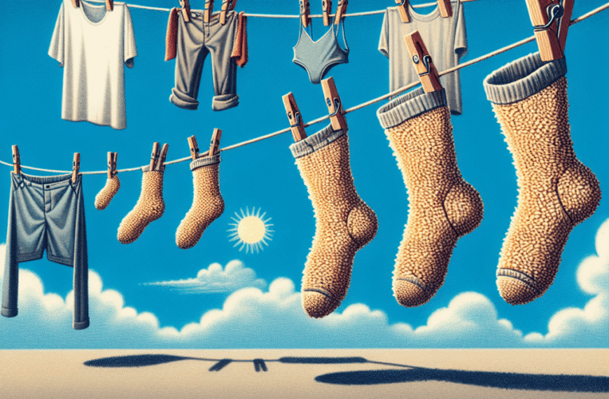 Calcetín con Arroz: La Revolucionaria Solución para Secar Tu Ropa Rápidamente