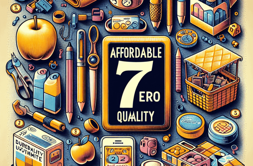 Calidad Asequible: Resistencia y Economía por Menos de 7 Euros