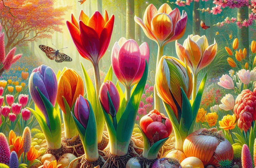 Cinco Bulbos de Otoño para Un Jardín Primaveral Radiante