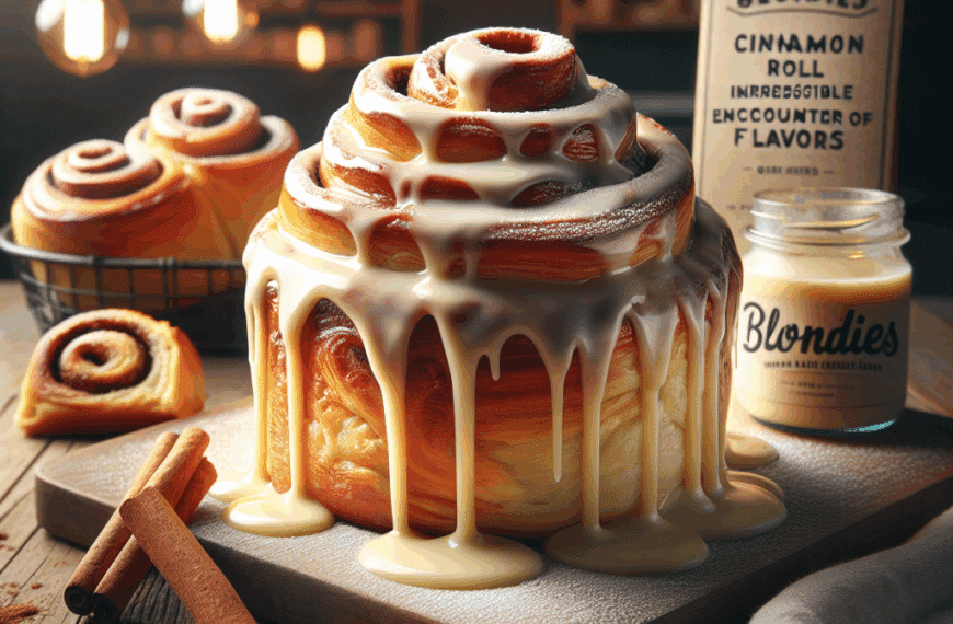 Cinnamon Roll: Un Encuentro Irresistible de Sabores en Blondies