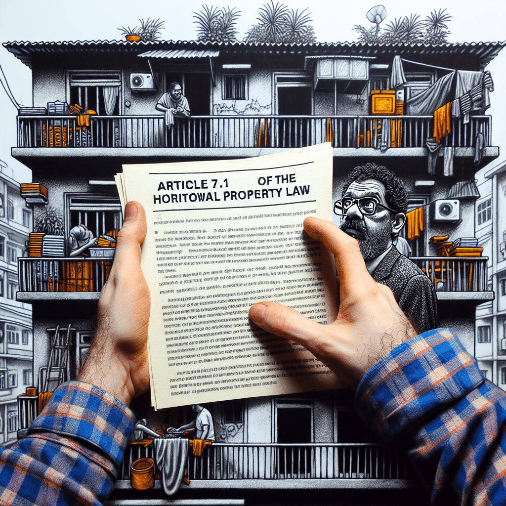 Guía para Manejar Vecinos Acumuladores: Uso del Artículo 7.1 de la Ley de Propiedad Horizontal