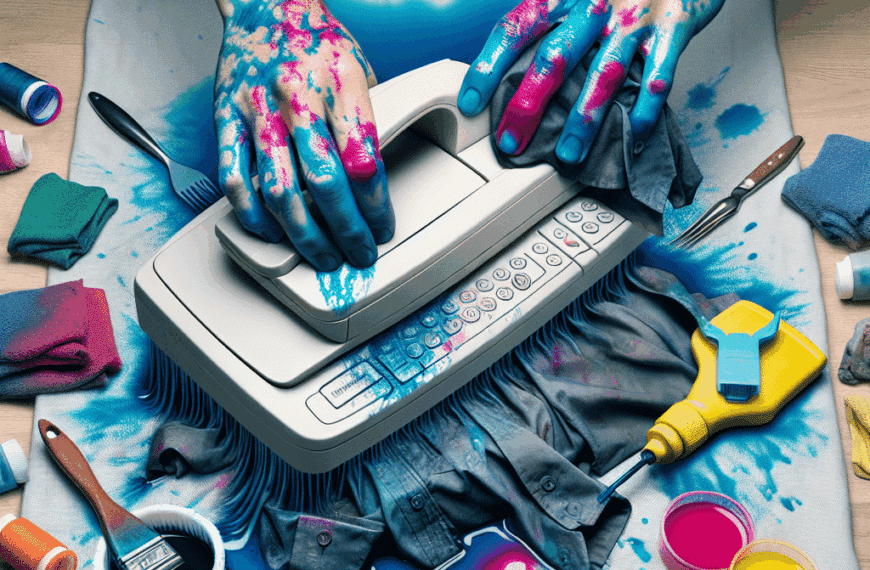 Guía Práctica para Quitar Manchas de Tinta de Impresora en Ropa y Telas