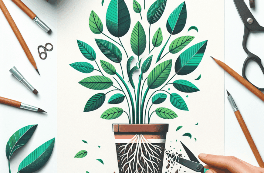 Cuida Tu Planta: Recorta las Puntas y Limpia las Hojas para un Aspecto Espléndido