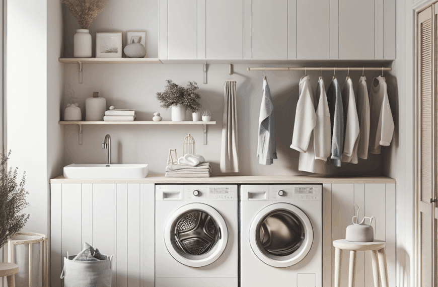Crea un Espacio Nórdico: 5 Claves para un Cuarto de Lavado Práctico y Elegante