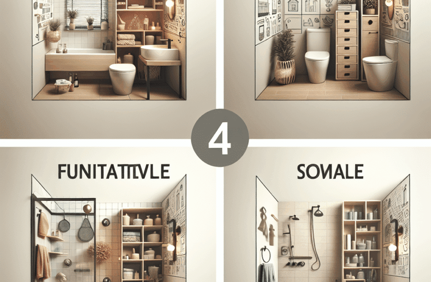 Crea Baños Pequeños y Funcionales: Cuatro Ideas Adaptables para Cualquier Espacio