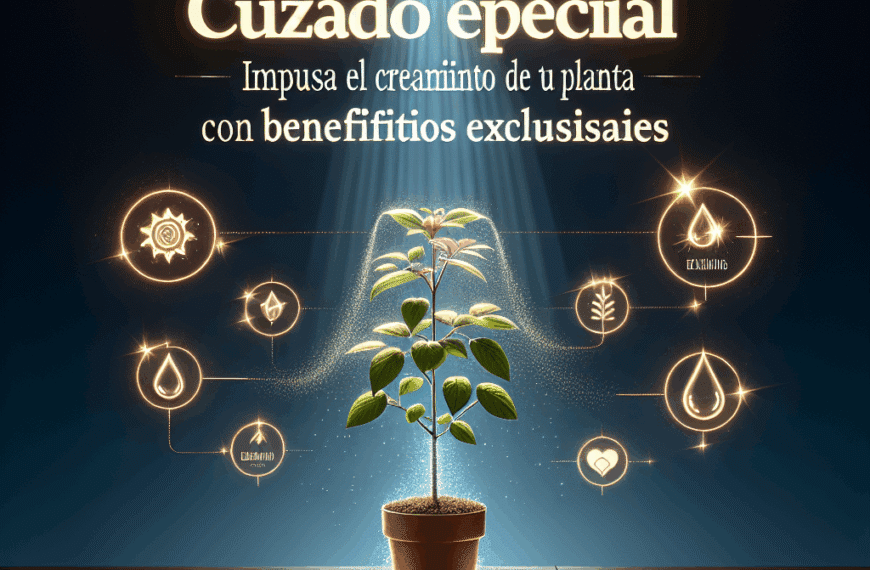 Cuidado Especial: Impulsa el Crecimiento de Tu Planta con Beneficios Exclusivos