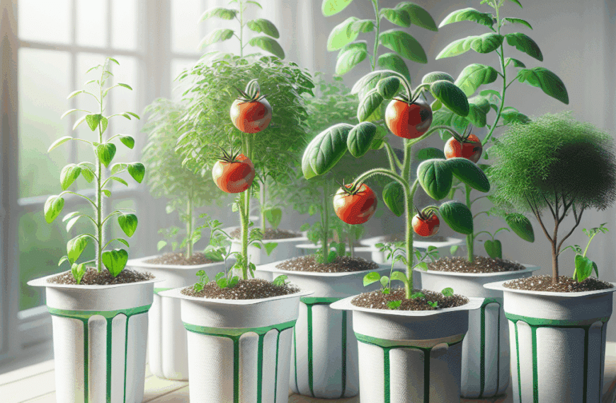 Cultiva Asombrosas Plantas en Envases de Yogur y Disfruta Frutos Durante Todo el Año