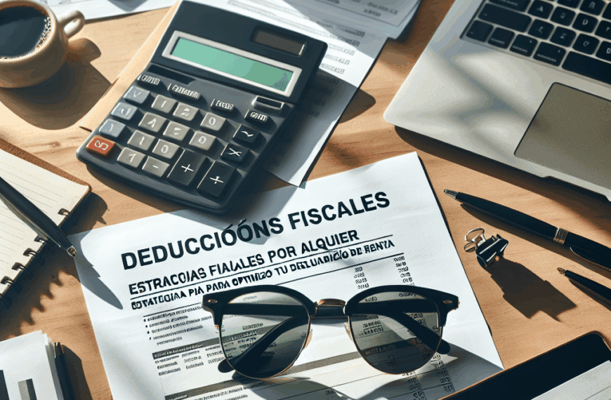 Deducciones Fiscales por Alquiler: Estrategias para Optimizar tu Declaración de Renta