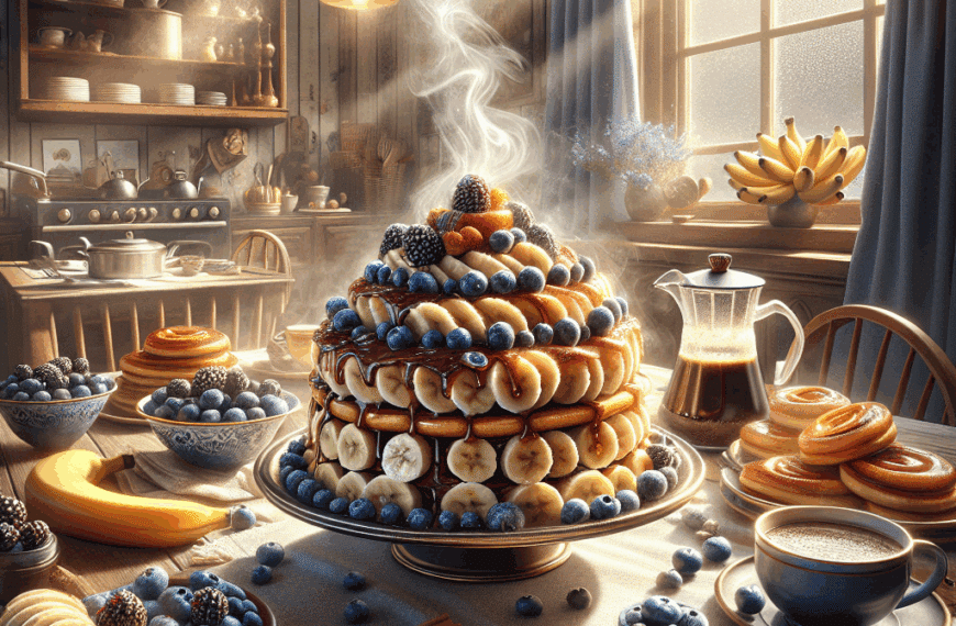 Delicias de Plátano y Arándanos: La Receta Ideal para Desayunos y Meriendas