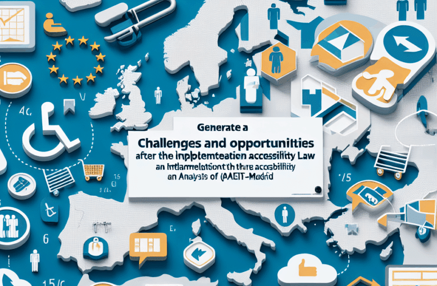 Desafíos y Oportunidades Tras la Implementación de la Ley Europea de Accesibilidad: Un Análisis de AEIT-Madrid