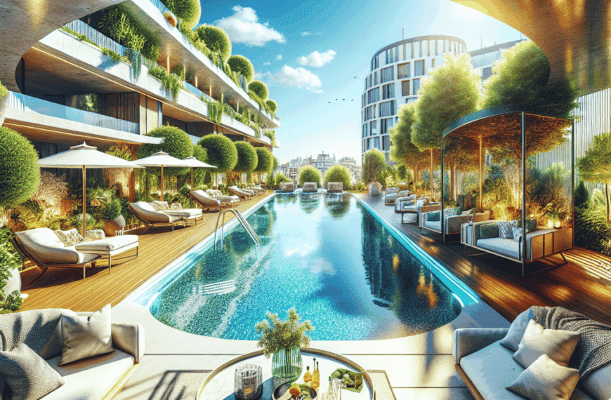 Explora la Impresionante Terraza de Tamara Falcó: Piscina y Zona Chill Out en Madrid