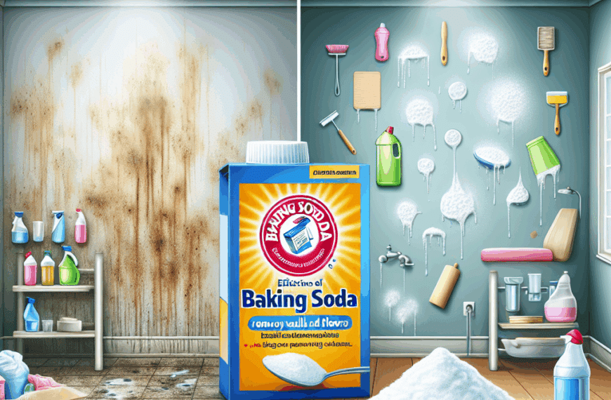 Efectividad del Bicarbonato para Eliminar Manchas en Paredes y Suelos