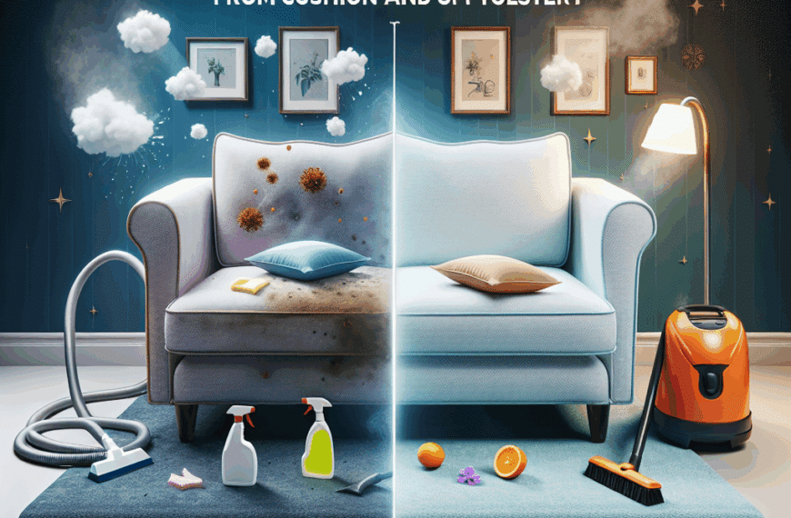 El Método Infalible para Desinfectar y Eliminar Malos Olores de Cojines y Tapicerías