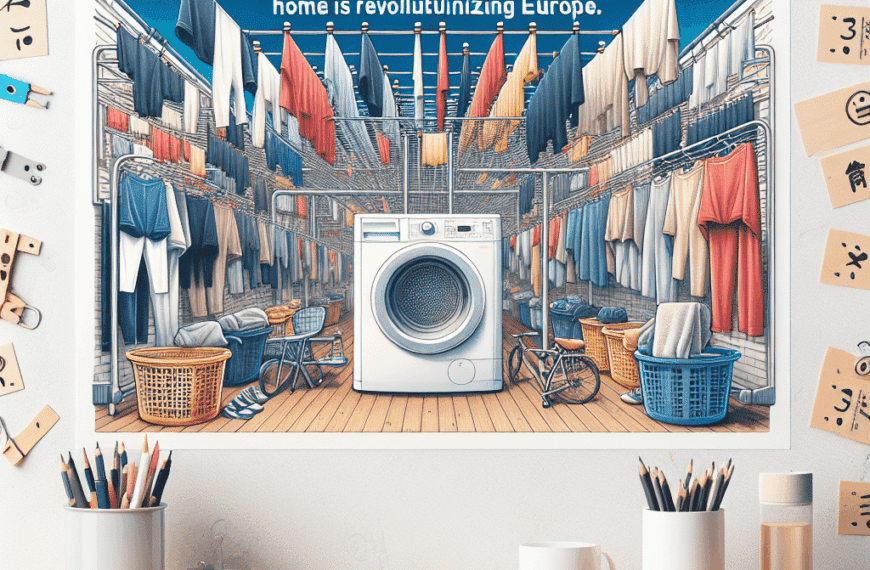 Revolución en el Hogar: Método Japonés Eficaz para Secar Ropa en Europa