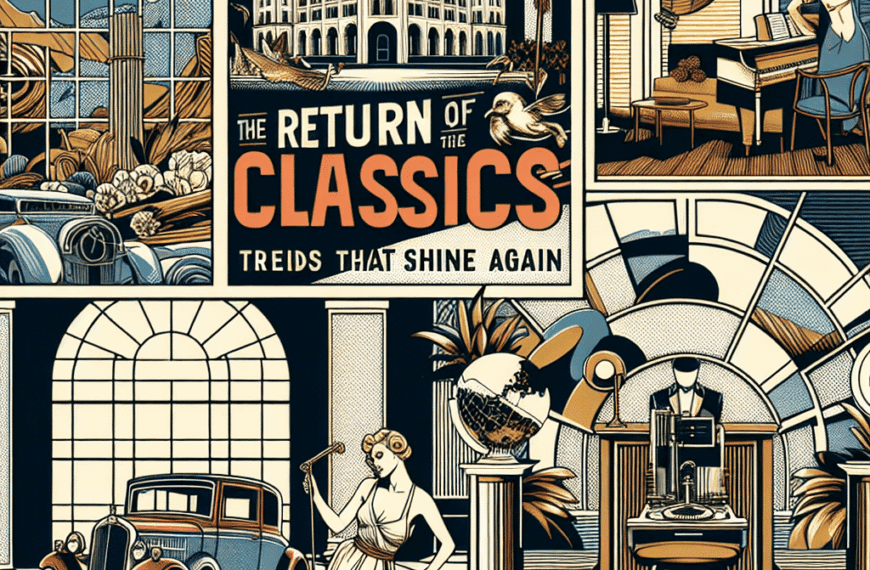 La Resurrección de lo Vintage: Estilos que Vuelven a Deslumbrar