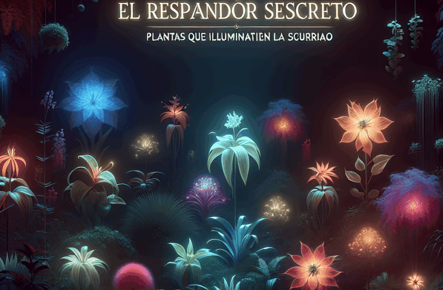 El Resplandor Secreto: Plantas que Iluminan la Oscuridad