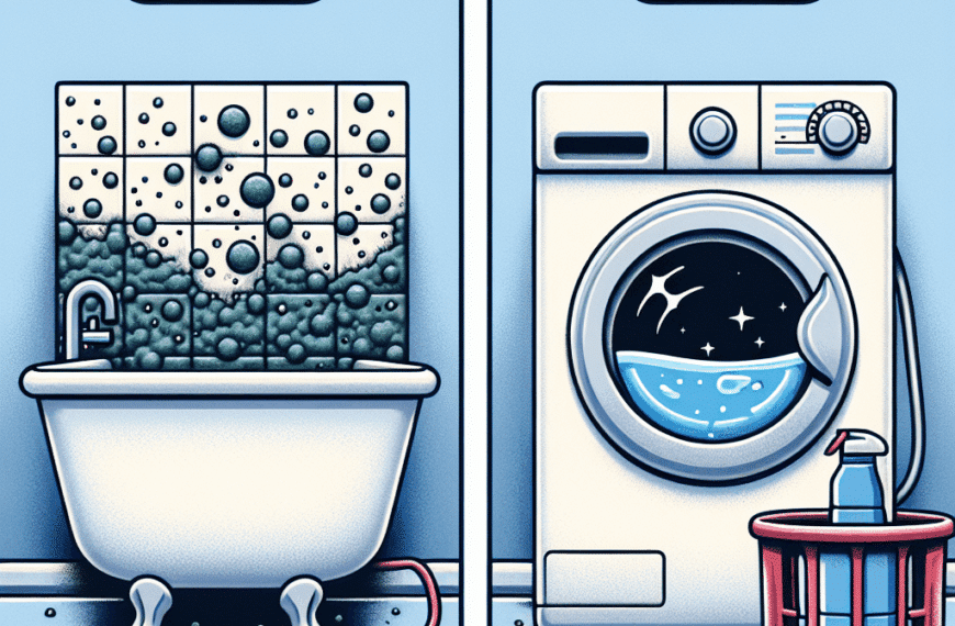 Adiós al Moho: Soluciones para una Bañera y Lavadora Impecables