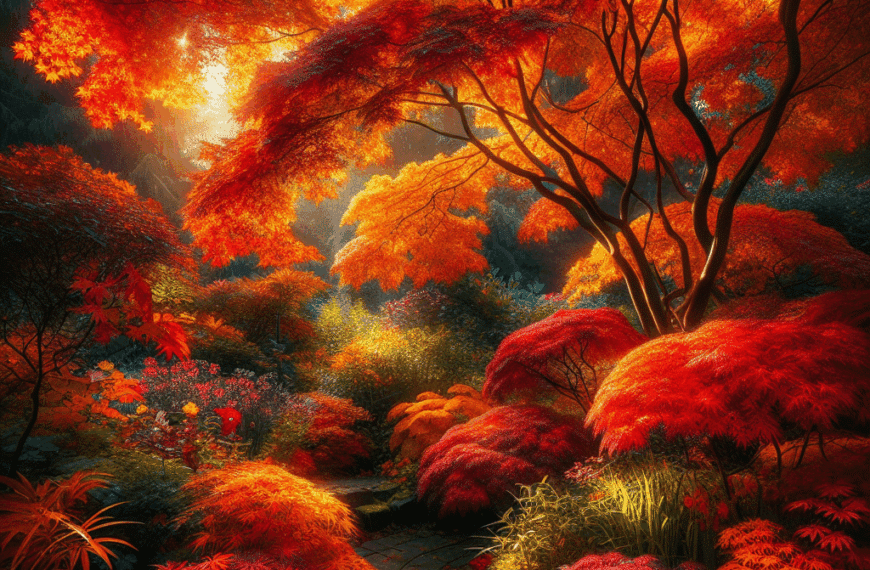 Magia Otoñal: La Planta que Ilumina el Jardín con Sus Vibrantes Colores