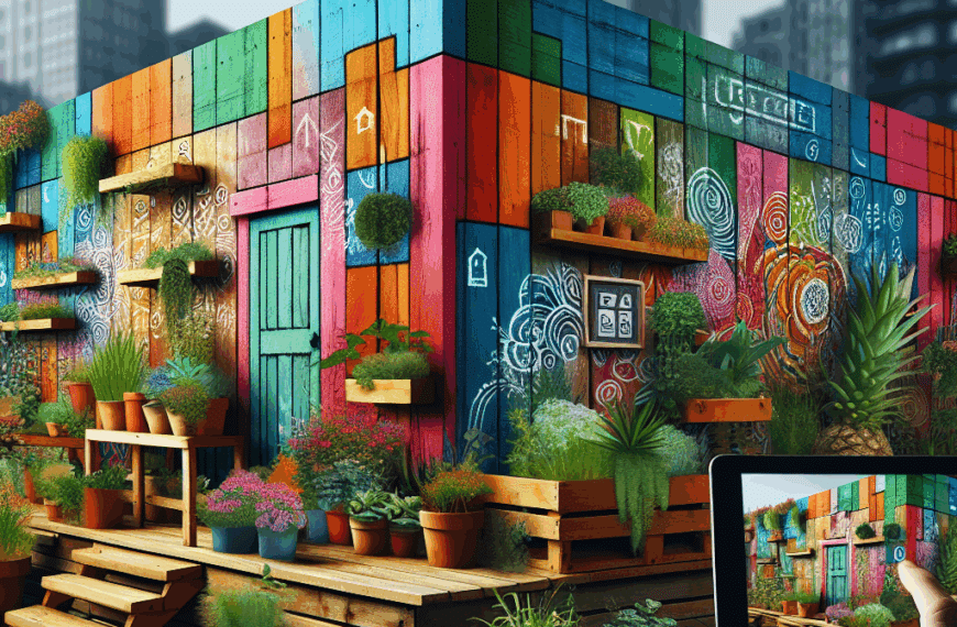 Guía Creativa para Pintar y Proteger Tu Huerto Urbano de Madera