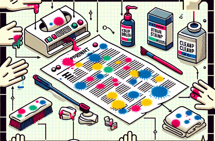 Guía Práctica para Eliminar Manchas de Tinta de Impresora en Ropa y Telas