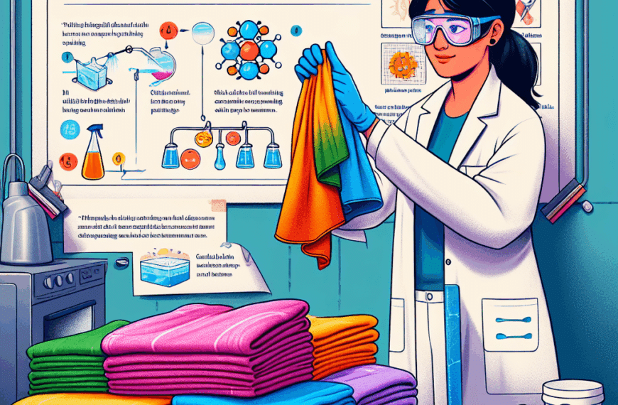Guía Práctica para Lavar Trapos de Cocina: Consejos de un Ingeniero Químico contra la Contaminación Cruzada