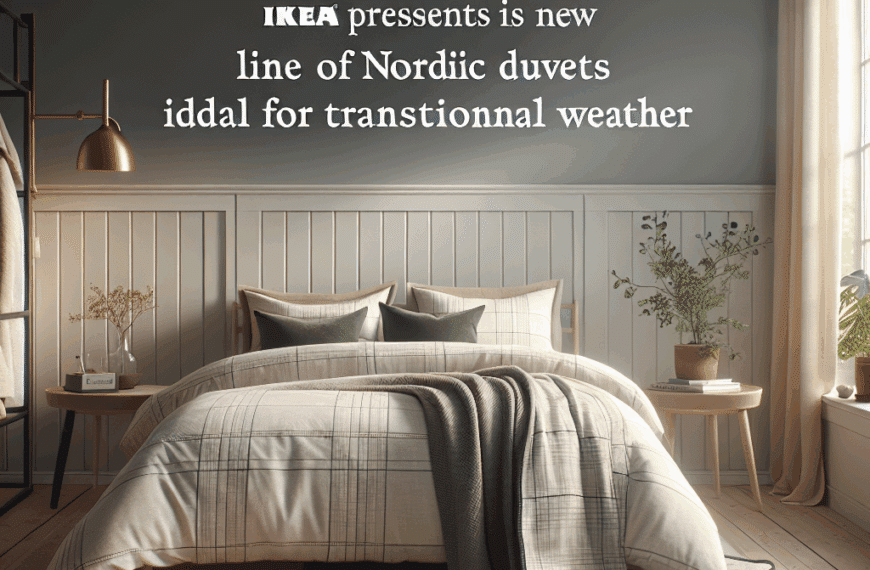 Ikea Presenta Su Nueva Línea de Edredones Nórdicos Ideales para el Entretiempo