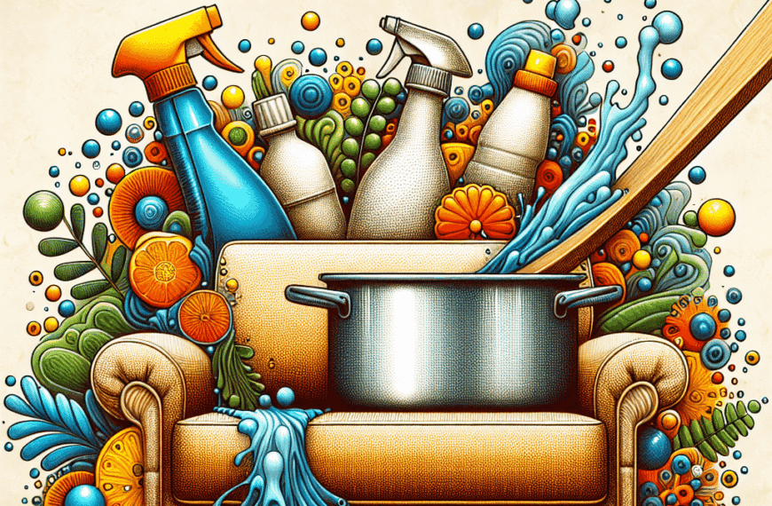 Transforma tu Sofá con una Tapadera: La Mezcla Casera Definitiva para una Limpieza Eficaz