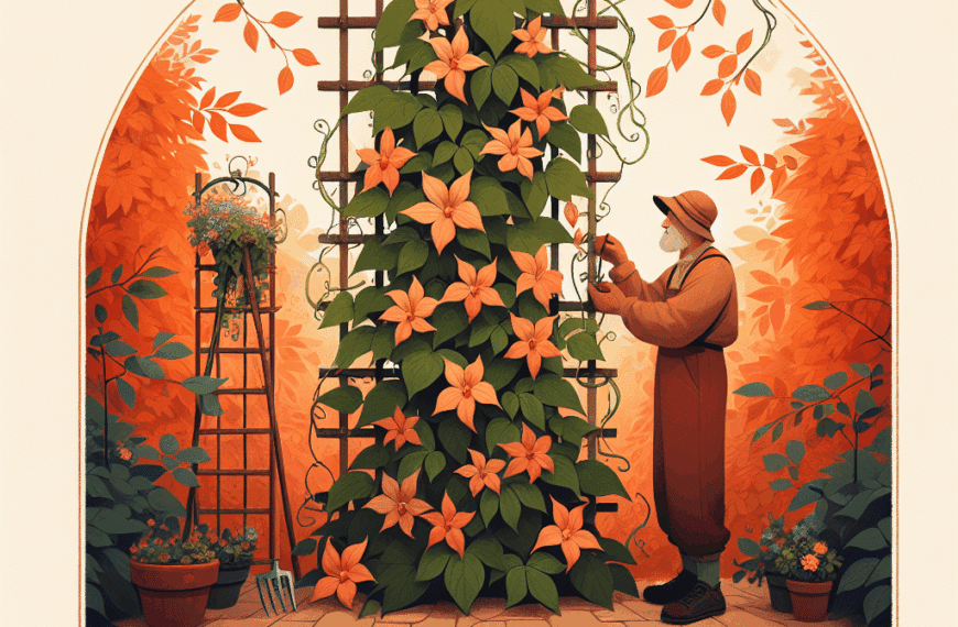 La Planta Trepadora Ideal para Jardineros Novatos en Octubre