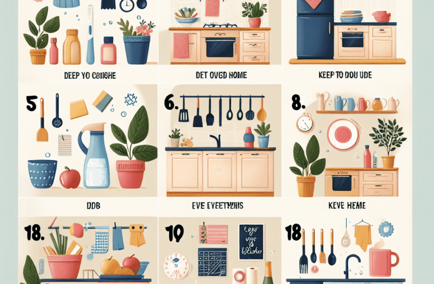 Ocho Sencillas Estrategias para una Cocina Siempre Ordenada