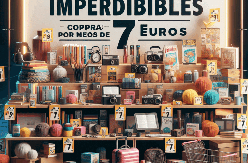 Ofertas Imperdibles: Compras por Menos de 7 Euros