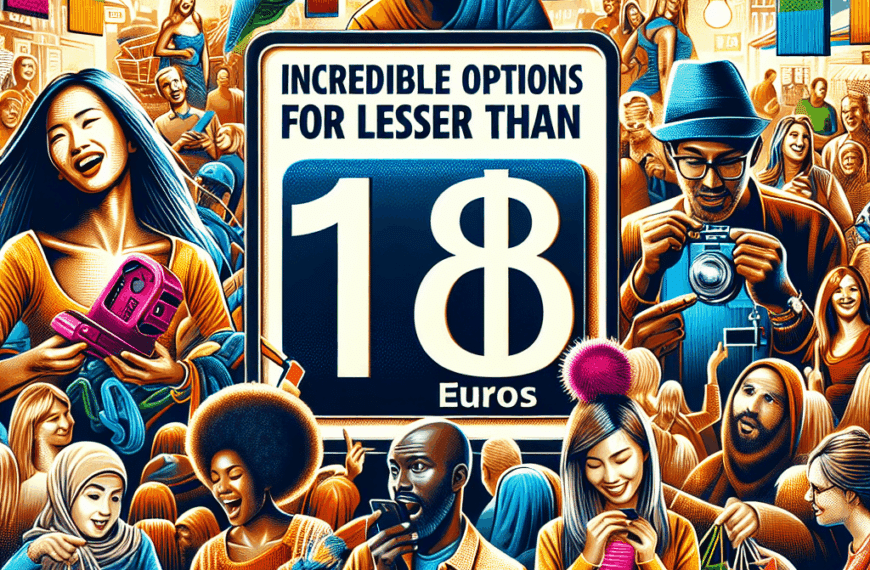 Opciones Increíbles por Menos de 18 Euros