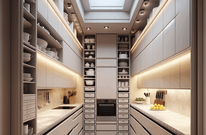Optimiza tu Cocina Estrecha: Estrategias Innovadoras para Aprovechar el Espacio