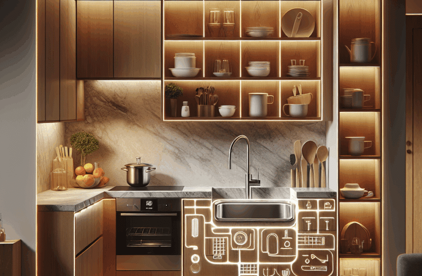 Optimización Inteligente: Integrando Fregaderos en Cocinas Compactas