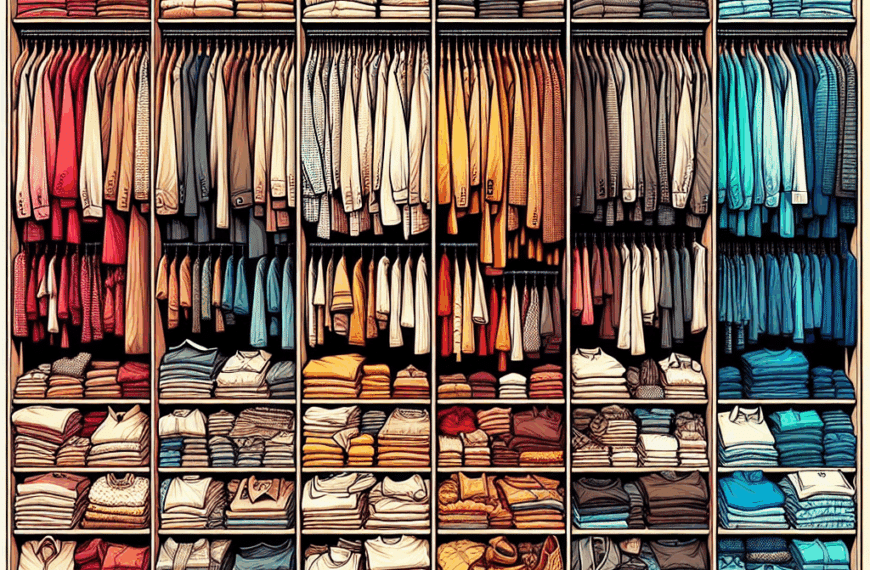 Optimiza Tu Armario: La Guía Definitiva para Clasificar Ropa por Tipo y Color