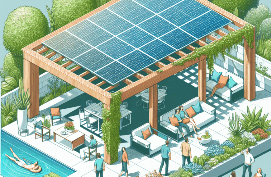 Pérgolas Sun Tech: Innovación Sostenible para Espacios Confortables